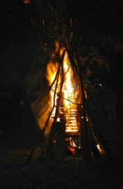 The Solstice fire burns bright and hot. Thanks for another wonderful celebration M&B!