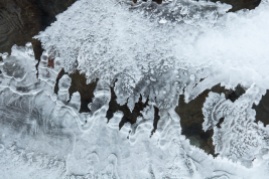 Interesting ice formations on Fargo Brook.