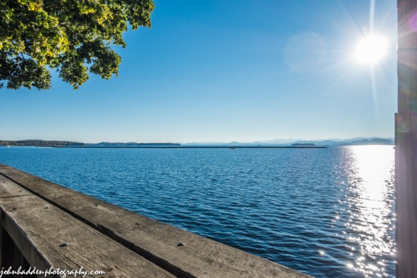 A sparkling afternoon on the Burlington waterfront